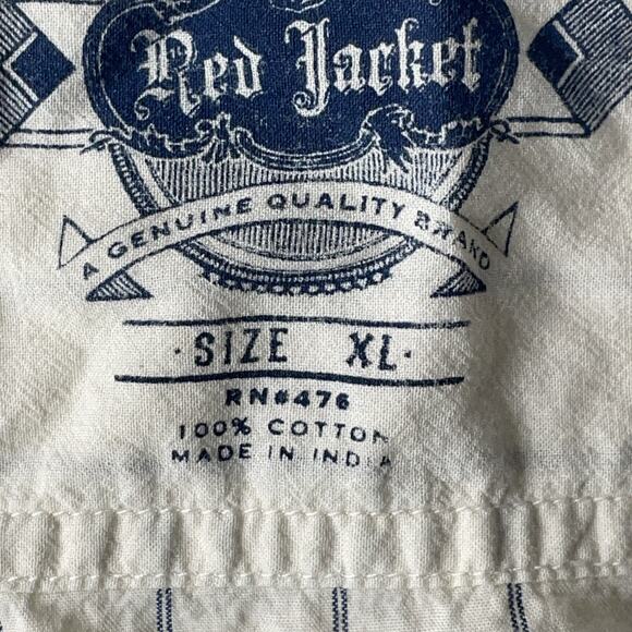 Vtg Red Jacket Mens XL New York Yankees Striped Button Down Shirt Bronx Bombers - Picture 9 of 12